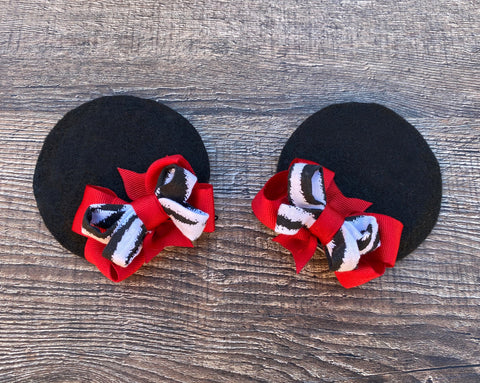 Minnie Mouse Boutique Girl Hair Clips 