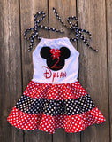 Minnie Mouse Birthday Girl Dress 