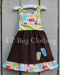 Fall Owl Jumper Dress