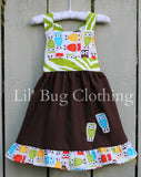 Fall Owl Jumper Dress