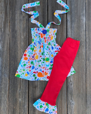 Paint Splatter Girl Outfit 