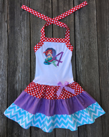 Ariel Little Mermaid Dress