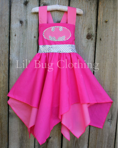 pink batgirl costume dress