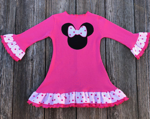  Pink Minnie Mouse Dress 