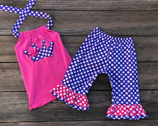 Princess Crown Boutique Girl Outfit 