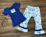 Rainbow Unicorn Girl Outfit 