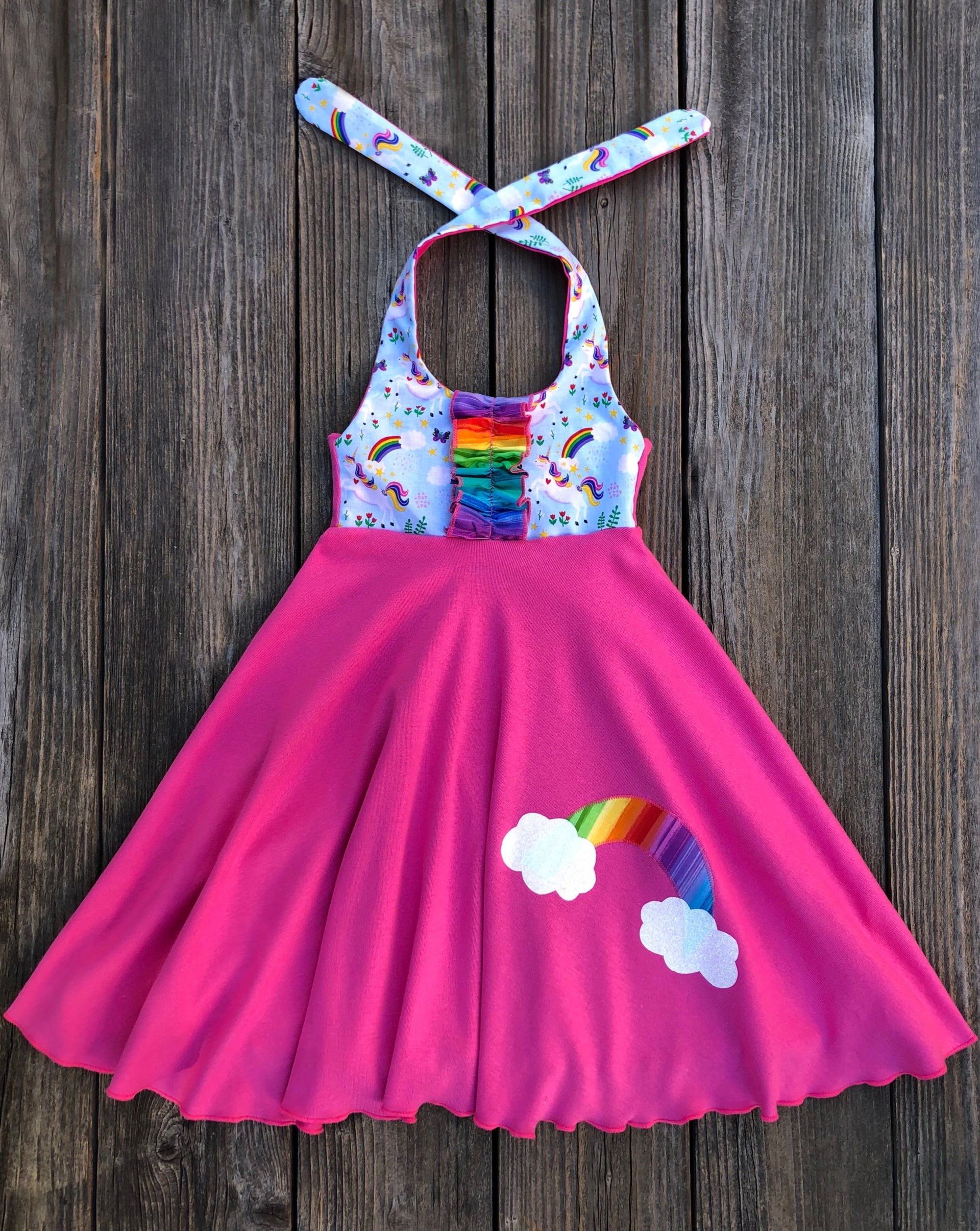 Rainbow Unicorn Dress
