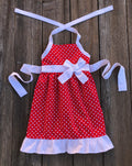 Red White Polka Dot Dress