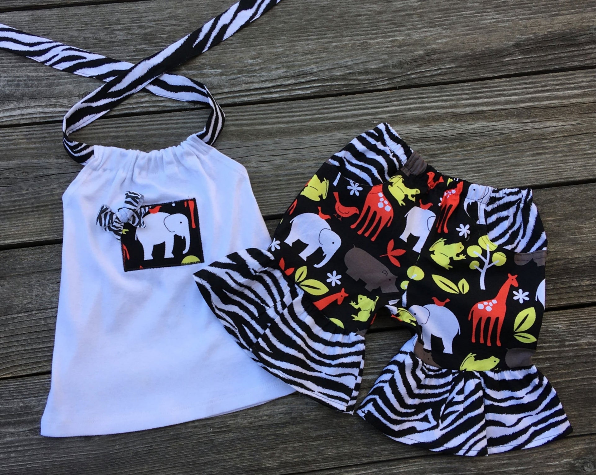 Safari Zoo Animal Short Set