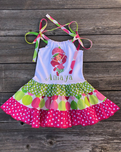 Strawberry Shortcake  Personalized Dress