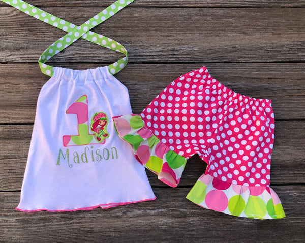 Strawberry Shortcake Birthday Girl Outfit 