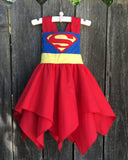 Supergirl girl dress