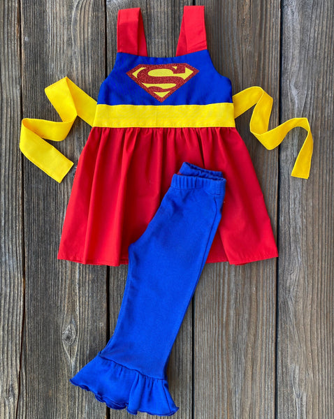 Supergirl Halloween Costume Outfit 