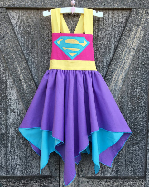 Supergirl Superhero Girl Dress