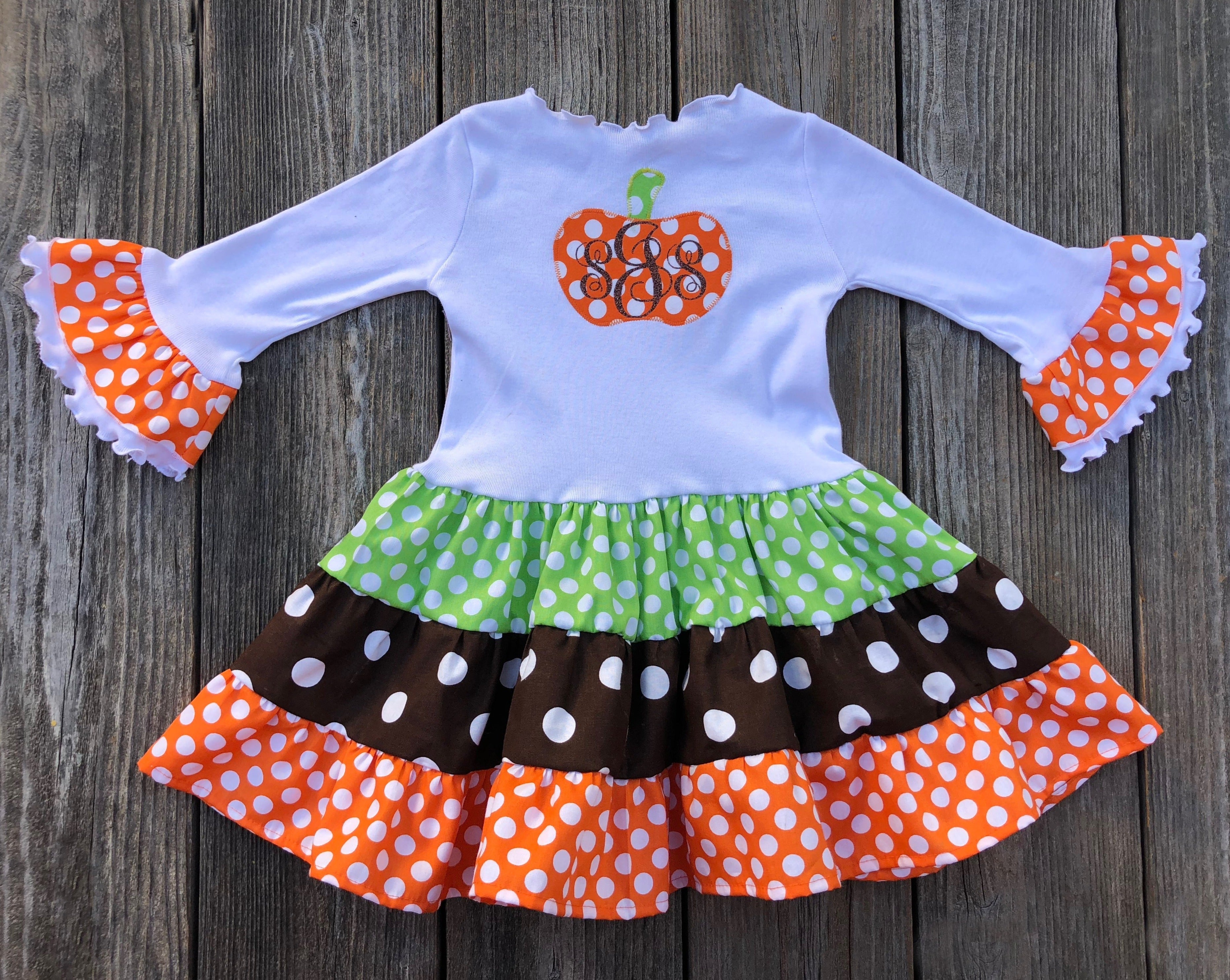 Halloween Fall Pumpkin Dress