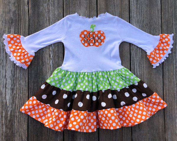 Halloween Fall Pumpkin Dress