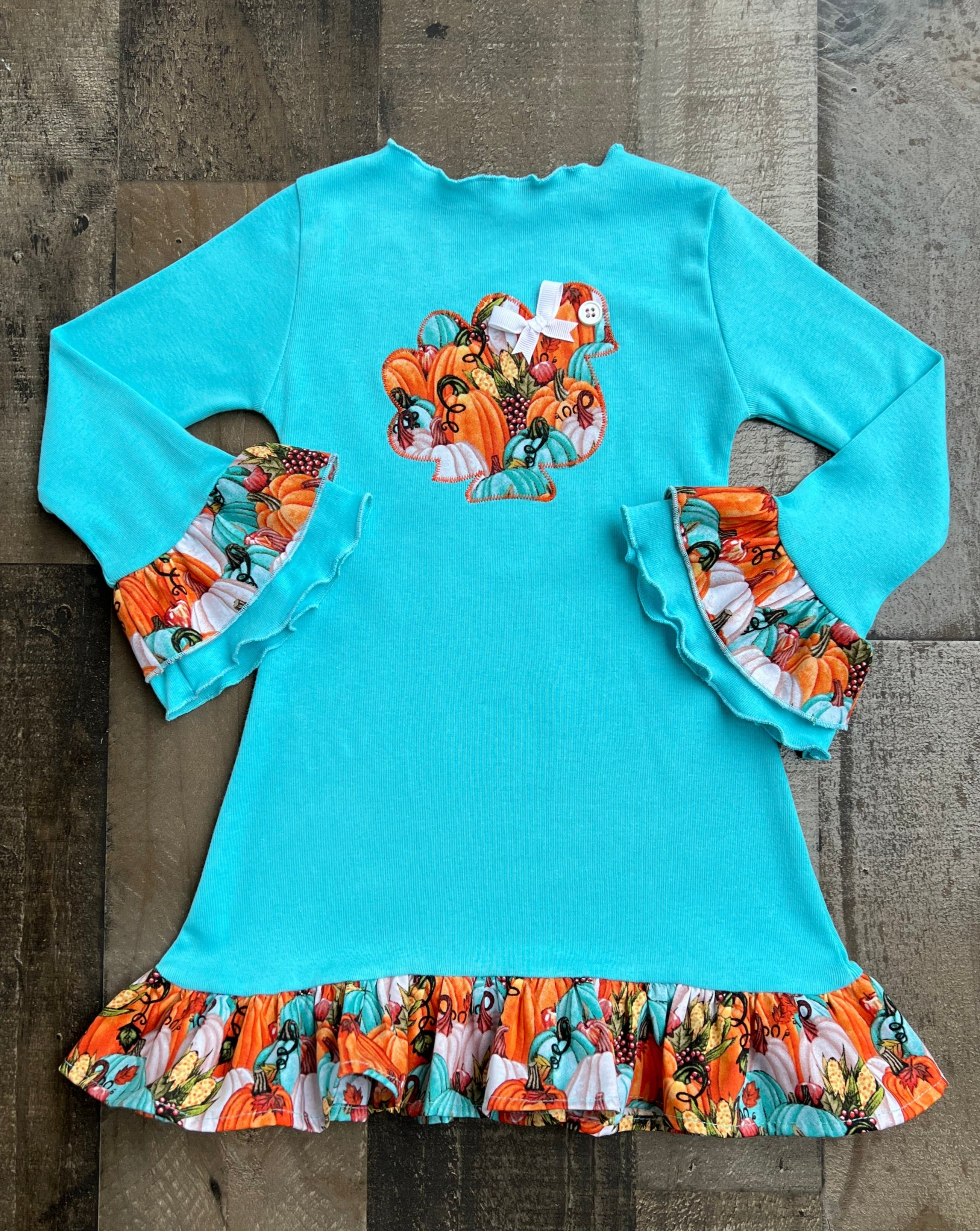 Thanksgiving Fall Boutique Girl Turkey Pumpkin Dress | Lil' Bug Clothing Lil Bug Clothing Thanksgiving Fall Boutique Girl Turkey Pumpkin Dress | Lil' Bug Clothing Lil Bug Clothing
