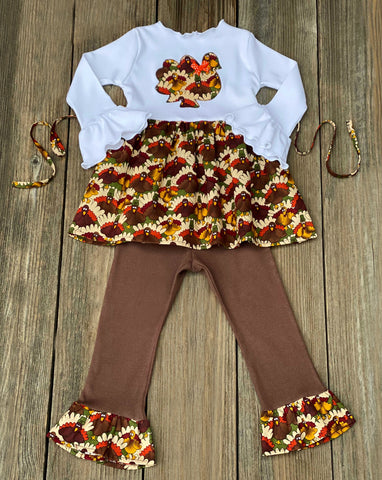 Thanksgiving Turkey Girl Outfit 