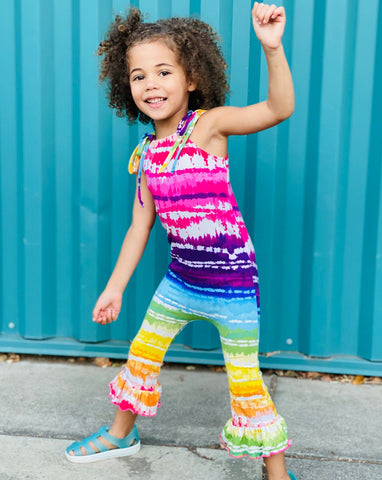 Tie Dye Romper Outfit  Girl