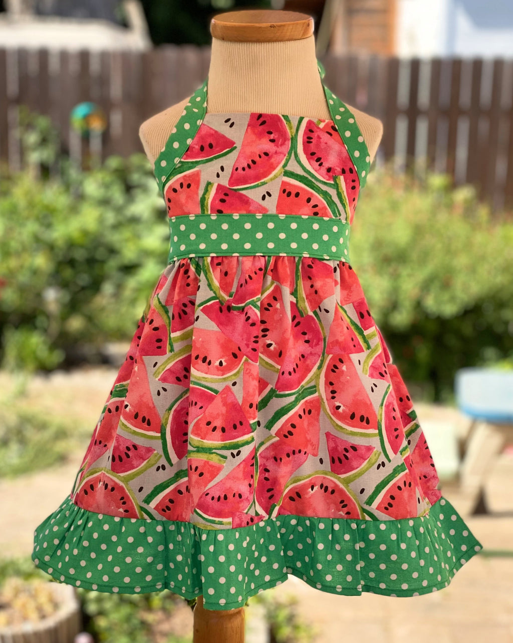 Watermelon Print Summer Dress Watermelon Print Summer Dress