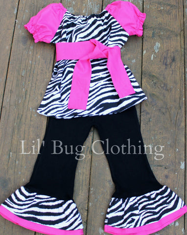 Zebra Pink Outfit 