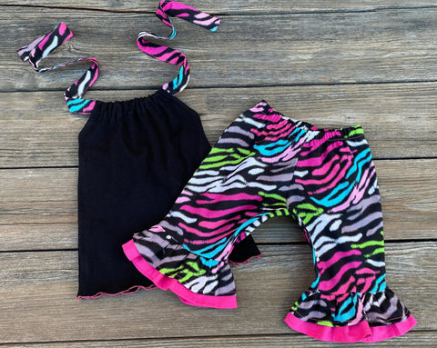 Zebra Print Girl Outfit 