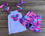 Minnie Mouse camouflage girl outfit 