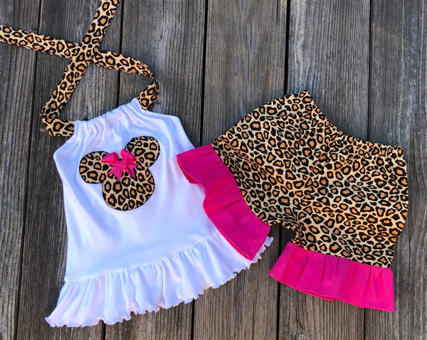 Leopard Minnie Mouse Outfit 