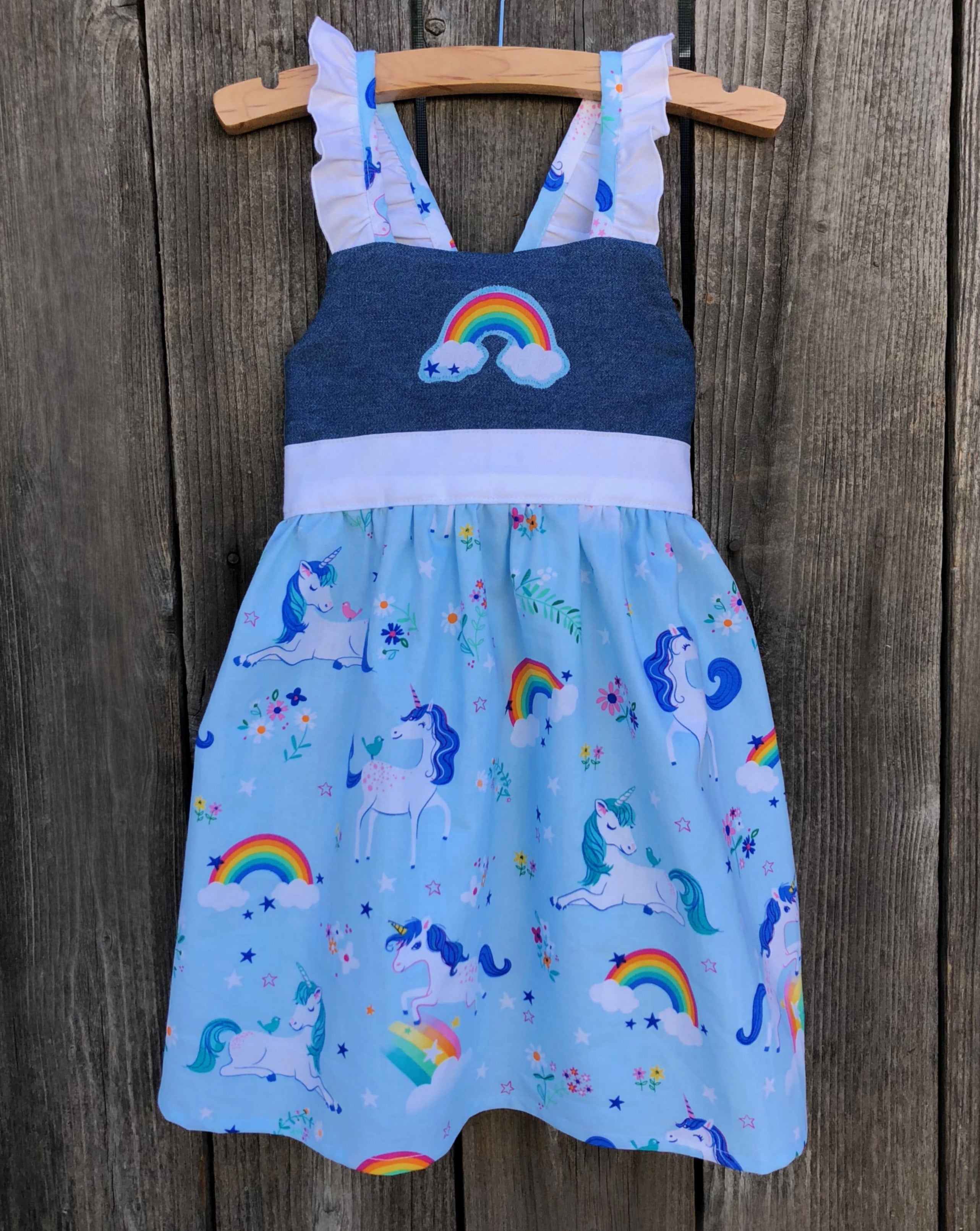 Unicorn Rainbow Dress | Unicorn Girl Clothes Lil Bug Clothing Unicorn Rainbow Dress | Unicorn Girl Clothes Lil Bug Clothing
